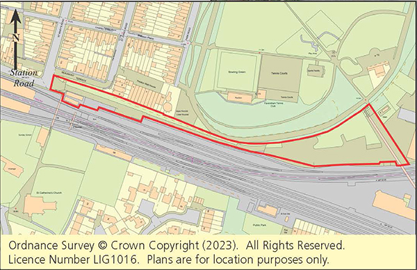 Lot: 114 - LAND WITH PLANNING FOR THIRTY FLATS, TWO BUNGALOWS AND COMMERCIAL SPACE - 